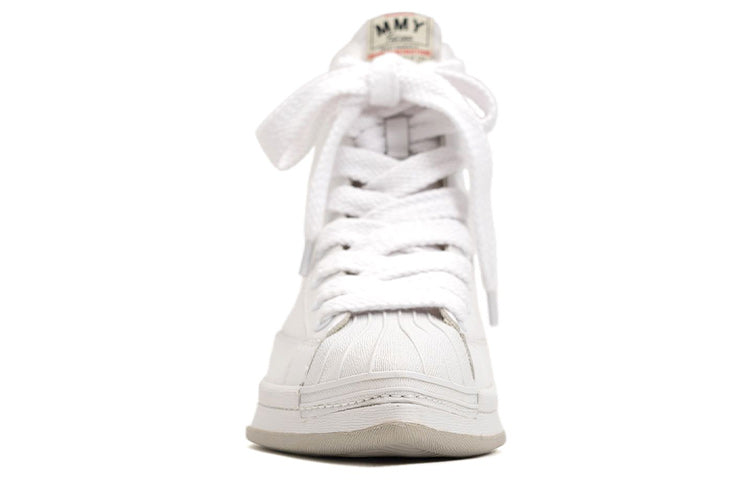 Maison MIHARA YASUHIRO DANDE OG Sole Leather High-top Sneaker 'White' B09FW701-WHT