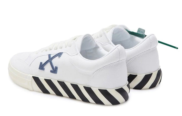 Off-White Vulc Low Cotton 'White Blue Black' OMIA085S22FAB0010145