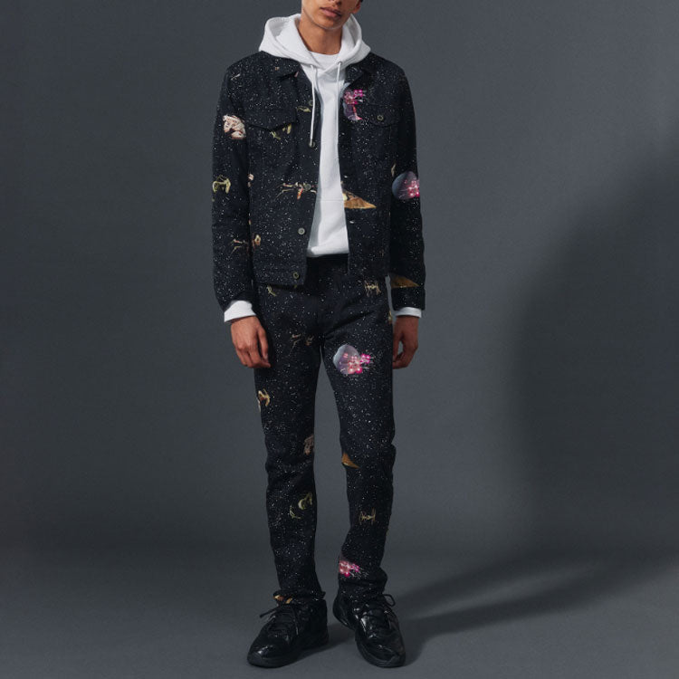 Levis Unisex Star War Denim Jacket Black 72334-0448
