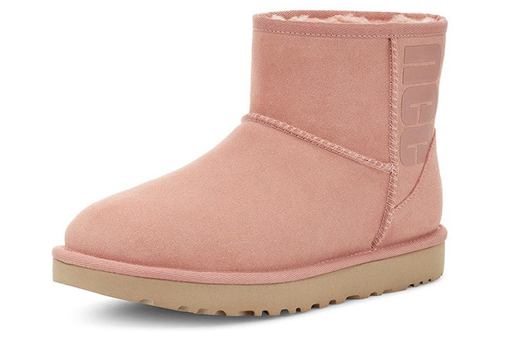 (WMNS) UGG Classic Mini UGG Rubber Logo 'Pink' 1108231-LSS