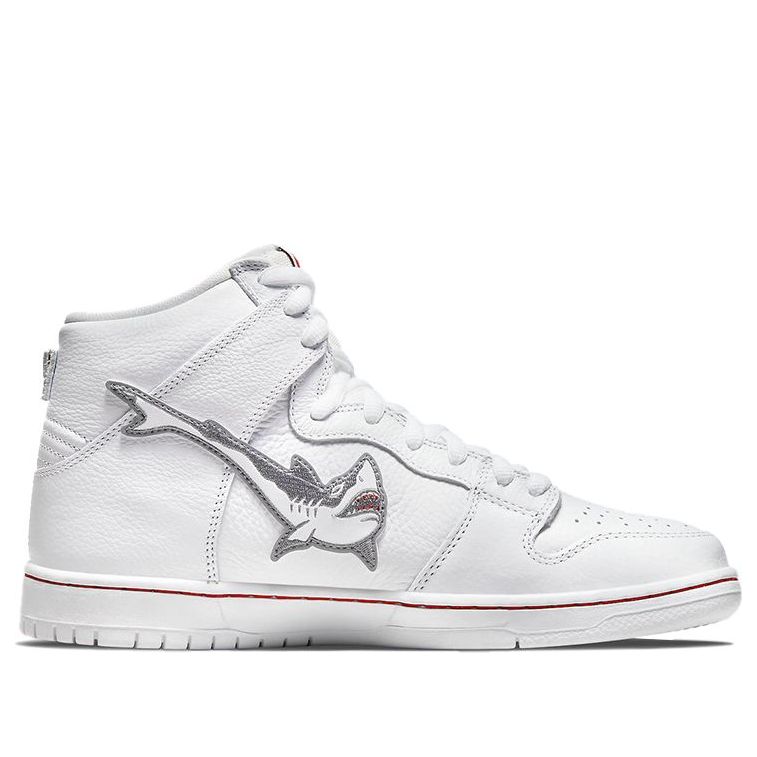 Nike x Oski SB Dunk High Shark 'White Grey' CI2692-100