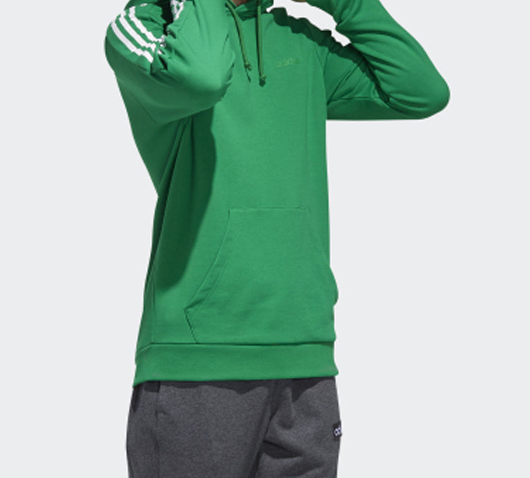 adidas neo M Ce 9S Hdy Side Stripe Sports Pullover Green GD1625