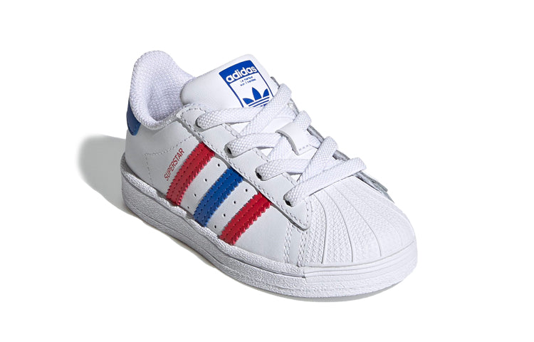 (TD) adidas originals Superstar 'White Red Blue' FW5849