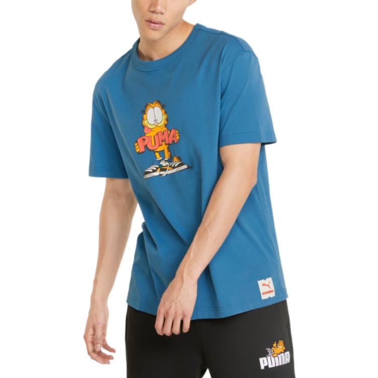 PUMA x Garfield Graphic T-Shirt 'Vallarta Blue' 534433-48