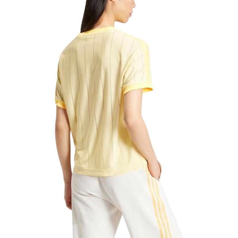 (WMNS) adidas Originals 3-Stripes T-Shirt Asia Sizing 'Yellow' IT9869