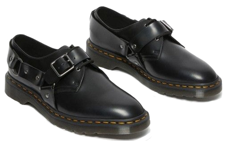 Dr. Martens Henree Polished Smooth Leather Buckle 'Black' 27488001