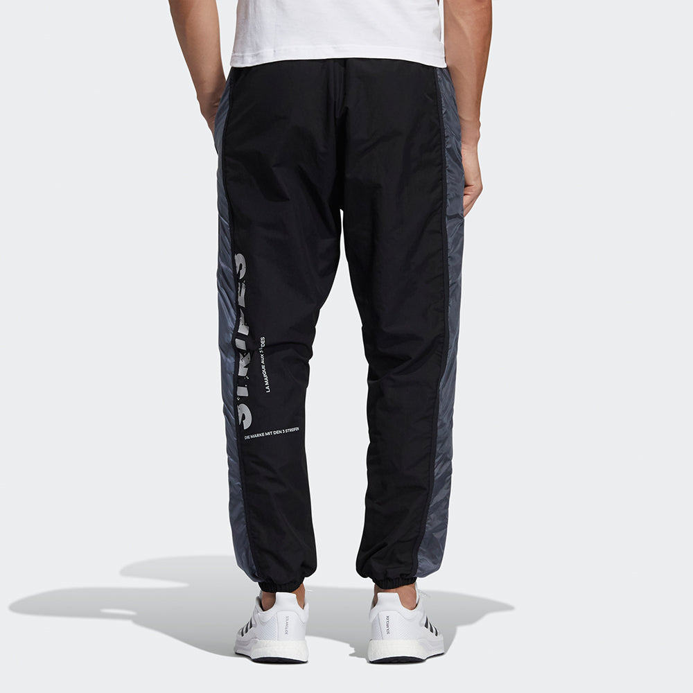 adidas M Wrd Wov Pnt Contrasting Colors Loose Woven Sports Pants Black GL8679