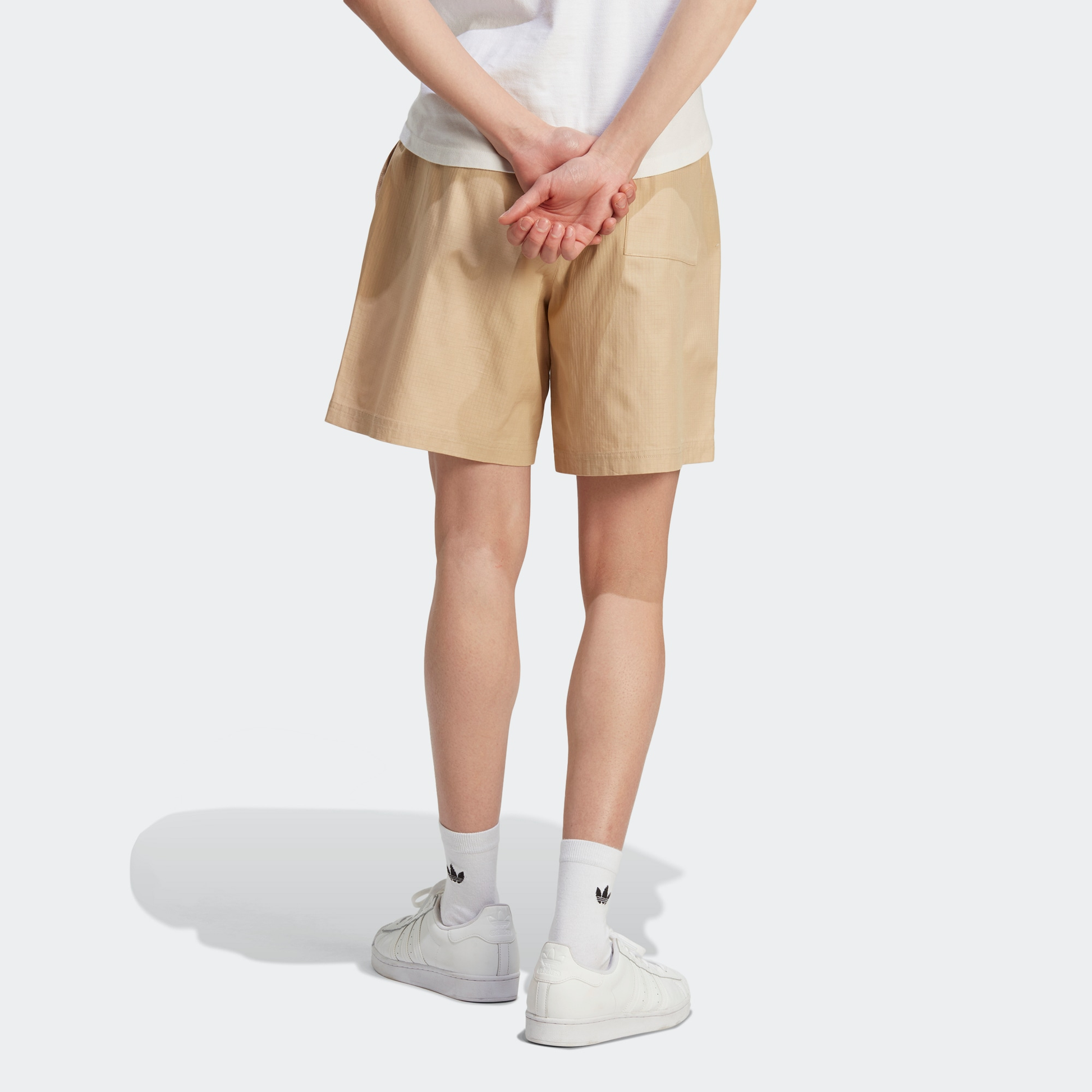 adidas Originals Enjoy Cotton Shorts 'Beige' IT8176