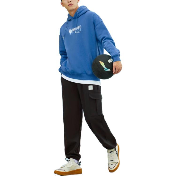Li-Ning BadFive Logo Sweatpants 'Black' AYKSA65-3