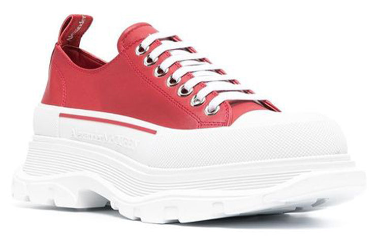 Alexander McQueen Tread Slick Sneakers 'Red White' 627225WHZ626593