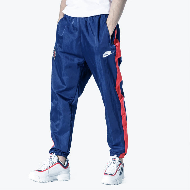 Nike Sportswear Woven Sports Long Pants Blue AR1628-492