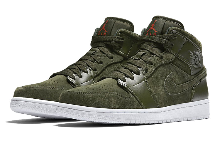 Air Jordan 1 Mid 'Sequoia Max Orange' 554724-302