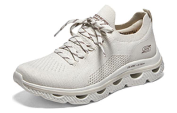 (WMNS) Skechers Bob'S Sport Arc Waves Shoes 'Light Grey' 117176-NAT