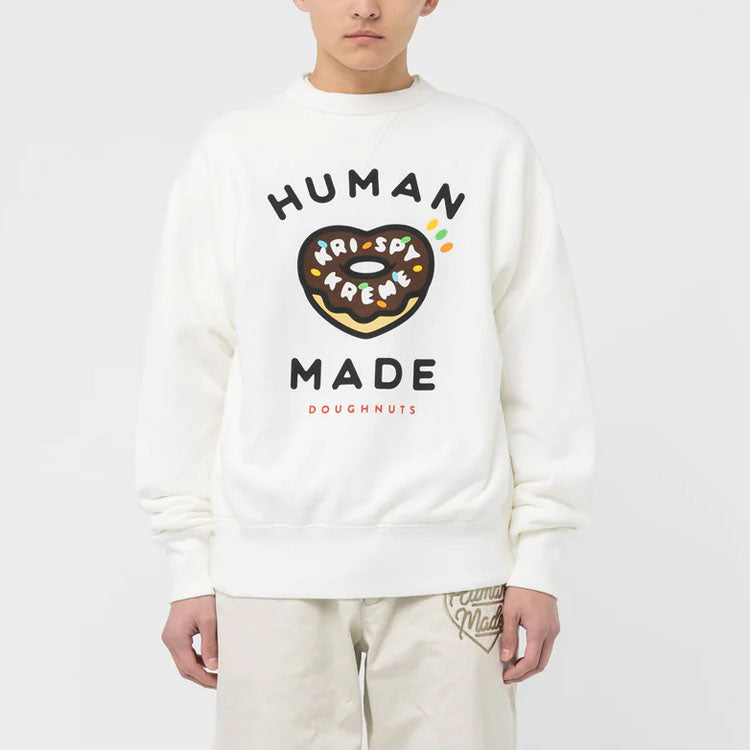 HUMAN MADE x Krispy Kreme Graphic Long Sleeve T-shirt 'White' XX25CS001