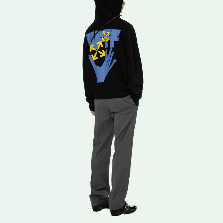 Men's Off-White SS21 Alphabet Printing Black OMBB037R21FLE0031040