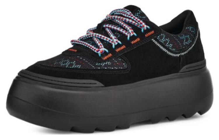 (WMNS) UGG Marin Mega Lace Heritage Braid 'Black' 1136842-BLK