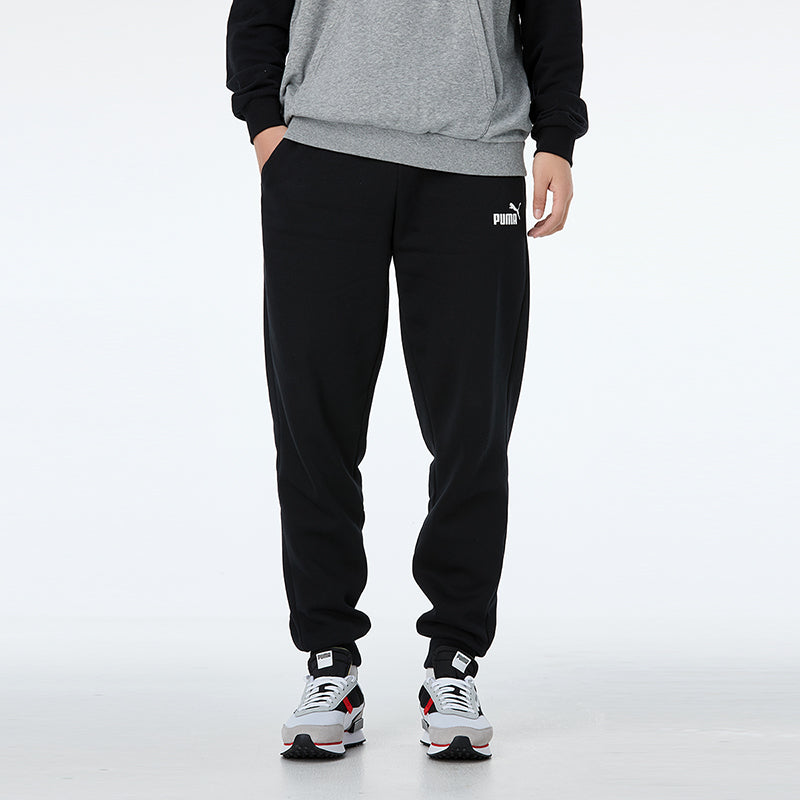 PUMA Ess Logo Pants Fl Cl Pants 'Black' 846385-01