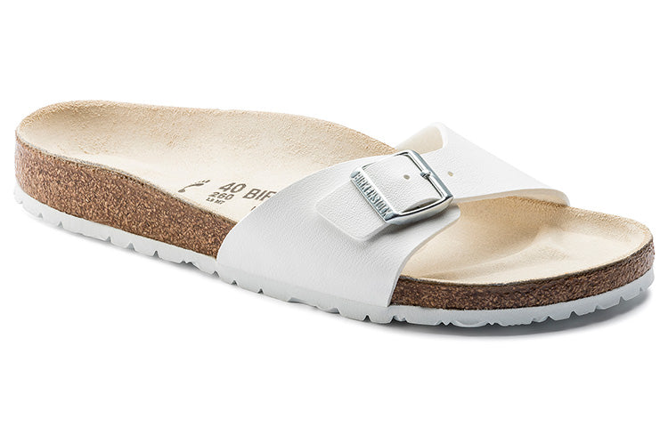 Birkenstock Madrid Birko-Flor Narrow Fit Sandals 'White' 40733