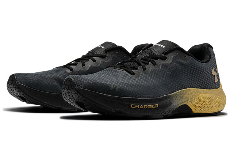 Under Armour Charged Pulse Sports Shoes Black/Gold 3023020-001