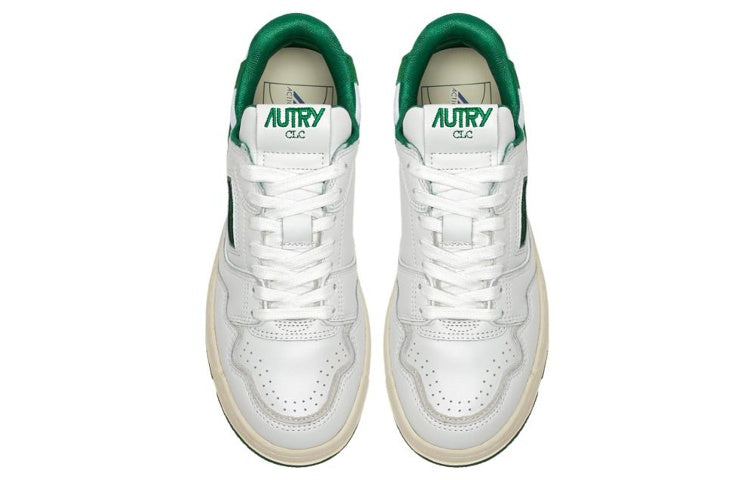 (WMNS) Autry CLC Leather Sneakers 'White Green' ROLW-MM09