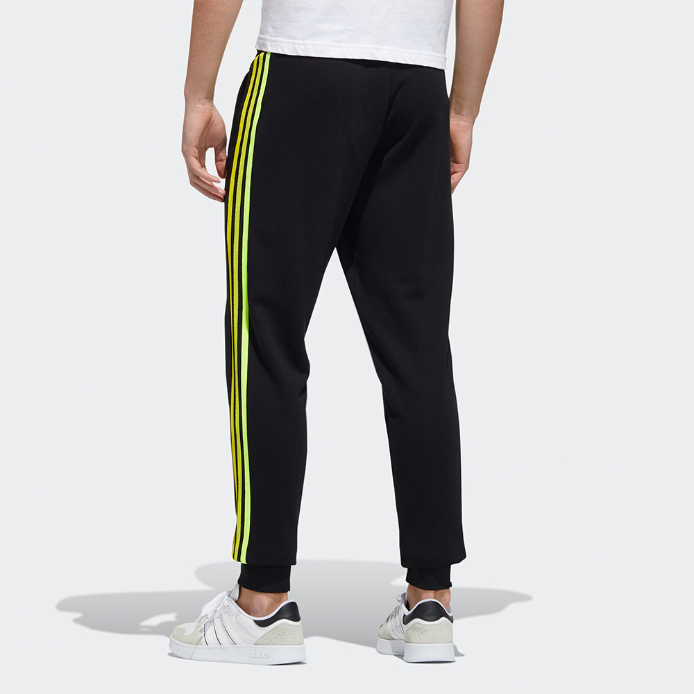 adidas neo M Fav Knt Tp 1 Casual Sports Bundle Feet Long Pants Black GP5674