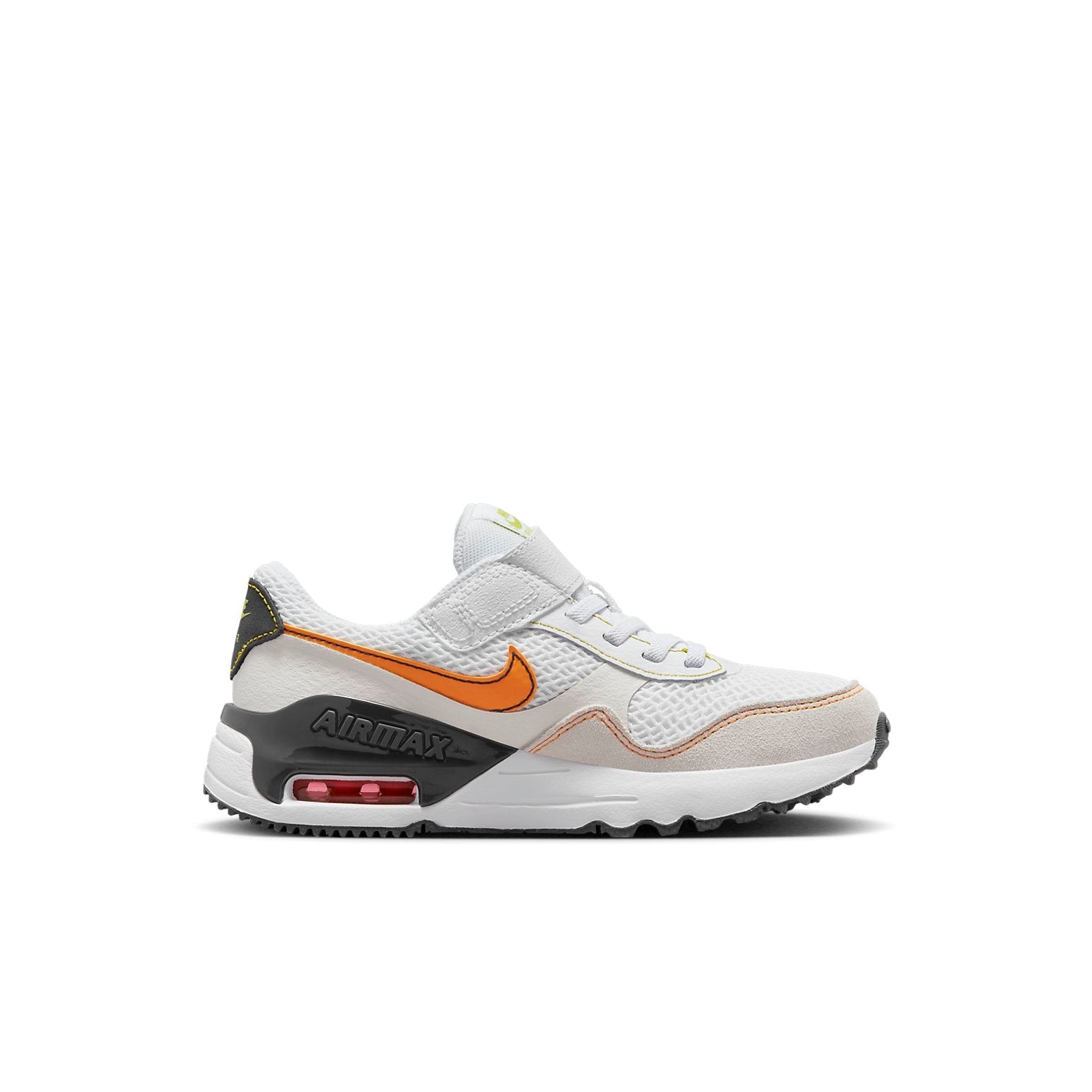 (PS) Nike Air Max SYSTM Shoes 'White Vivid Orange' DQ0285-109