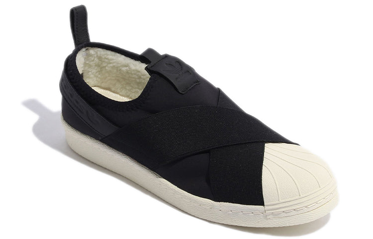 adidas SS Slipon Fleece 'Black Cream' GX1366
