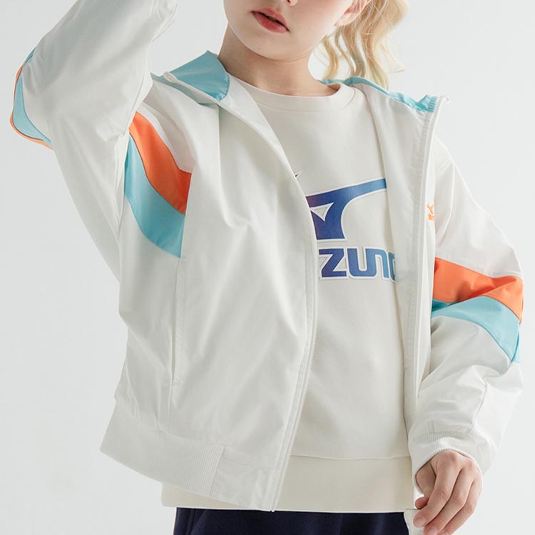 (GS) Mizuno Casual Jacket 'White' 32CC2461