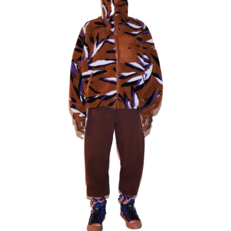 (WMNS) adidas By Stella McCartney Sweat Tracksuit Bottoms 'Burgundy' IJ0575