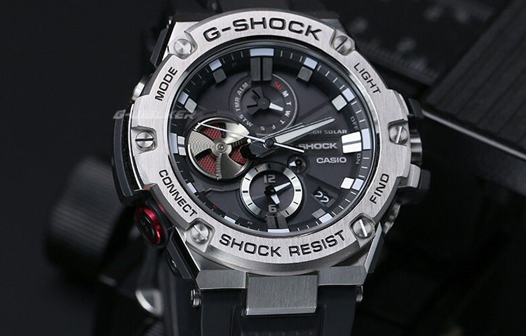 CASIO G-Shock G-Steel 'Black Silver' GST-B100-1A