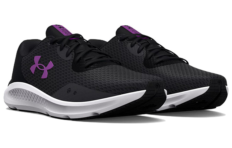 (WMNS) Under Armour Charged Pursuit 3 'Jet Grey' 3024889-108