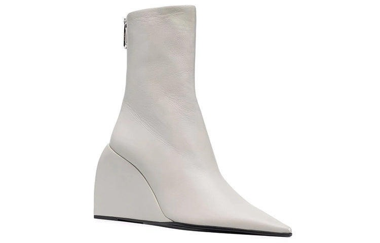 (WMNS) Off-White Dolls Wedge Boots 'White' OWIE014F21LEA0010900