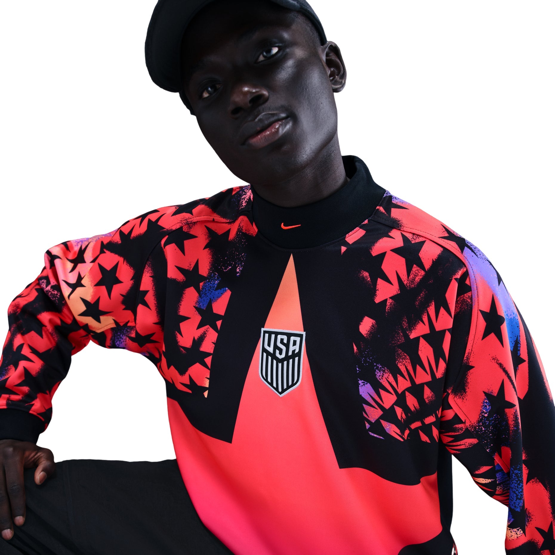 Nike USA Goalkeeper Jersey 'Black Bright Crimson' IO0786-010