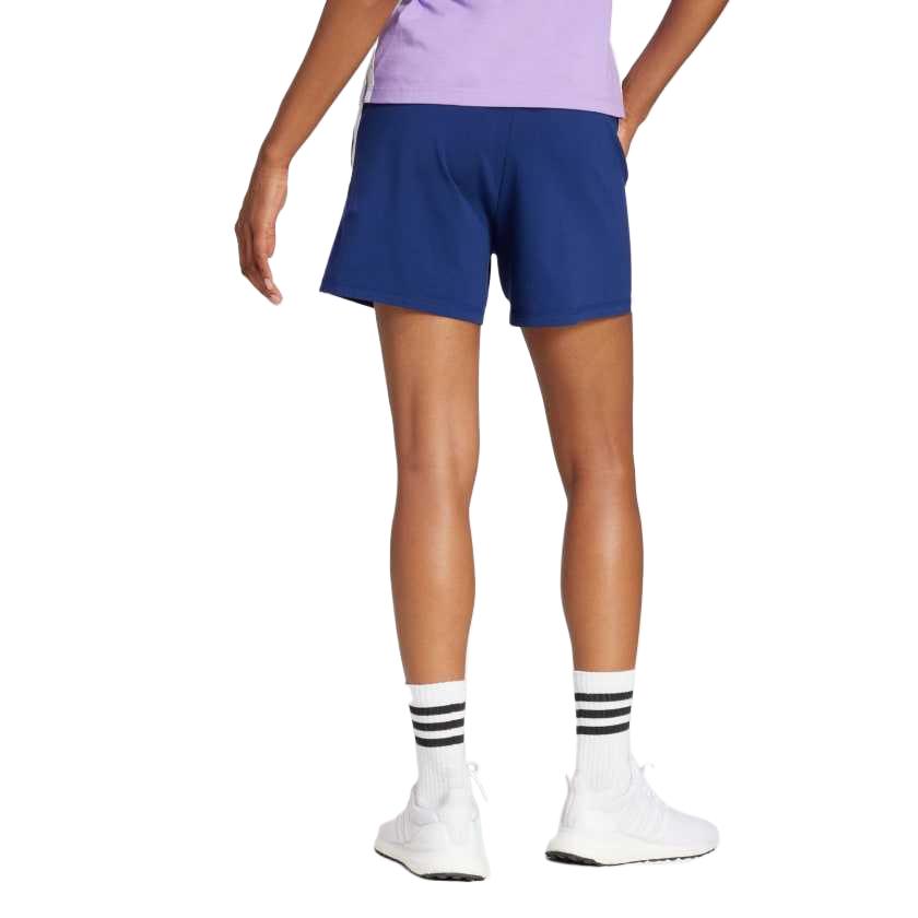 (WMNS) adidas Essentials 3-Stripes Cotton Shorts Asia Sizing 'Blue' JD0913