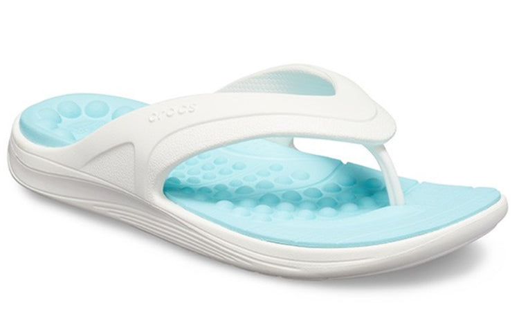 Crocs Reviva Flip-Flops Blue White 205545-18B