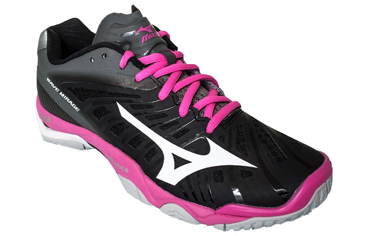 Mizuno Wave Mirage Nb Cozy Wear-resistant Black Pink White X1GB169001