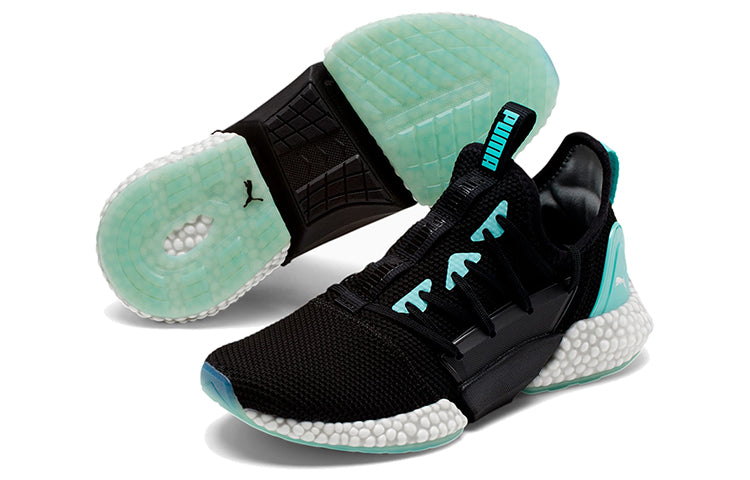 (WMNS) PUMA Hybrid Rocket Runner Black/Green Low sneakers 191626-13