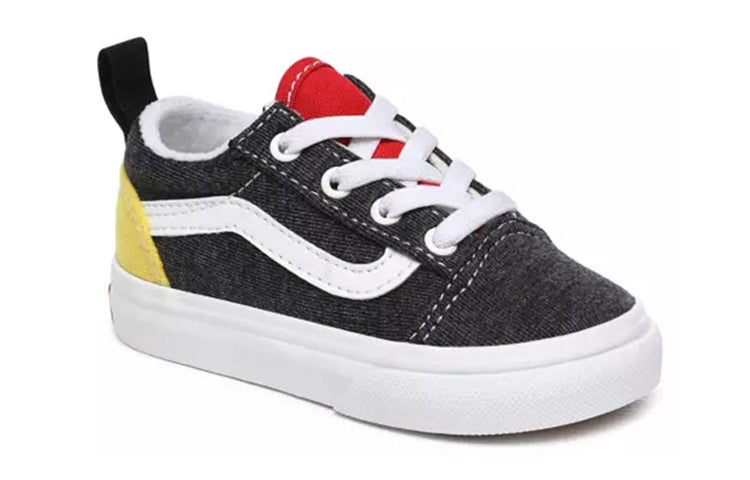 Vans Coastal Elastic Lace Old Skool 'Black Yellow' VN0A4TZOWK7
