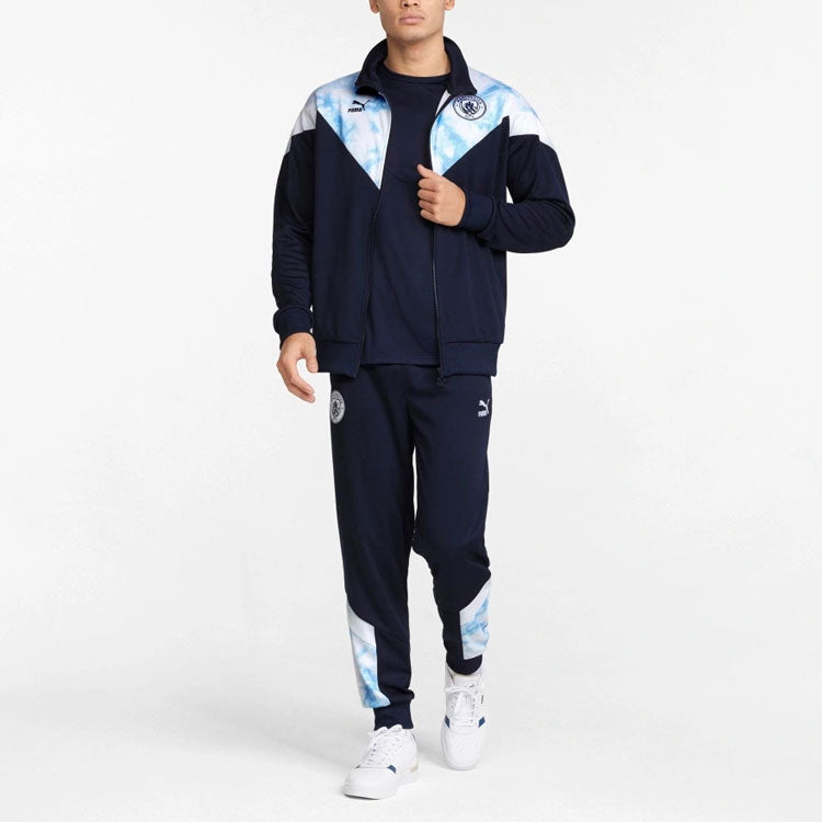 PUMA MCFC Iconic MCS Mesh Track Jacket 'Blue' 765202-05