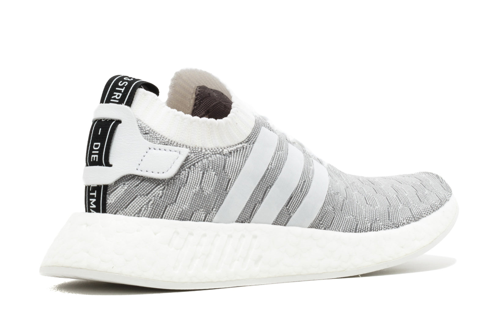 (WMNS) adidas NMD_R2 Primeknit 'White Black Pink' BY9520
