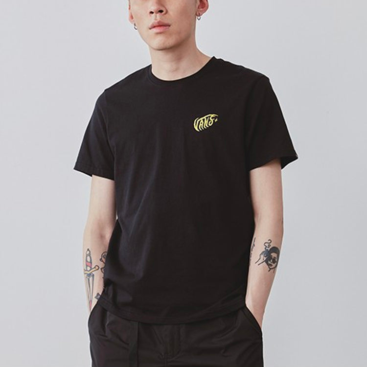 Vans Men's Artist Printed Round Neck Tee Black VN0A4P5EBLK