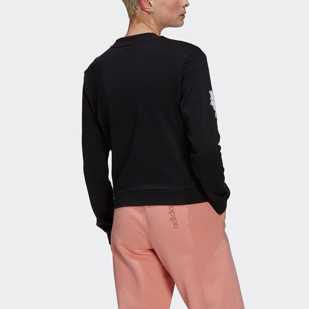 (WMNS) adidas Originals Sweatshirts 'Black' GN4376