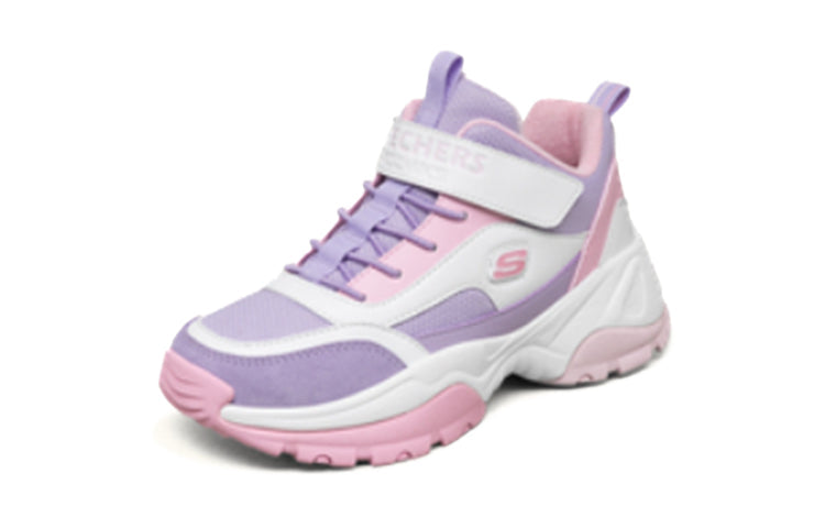(GS) Skechers Kozmiks 'White Purple Pink' 664191L-WLVP