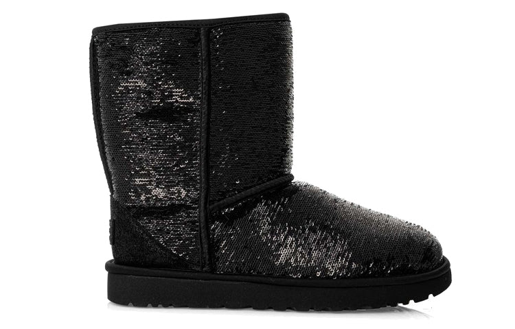 (WMNS) UGG Classic Short Cosmos Sequin 1103796-BKGM
