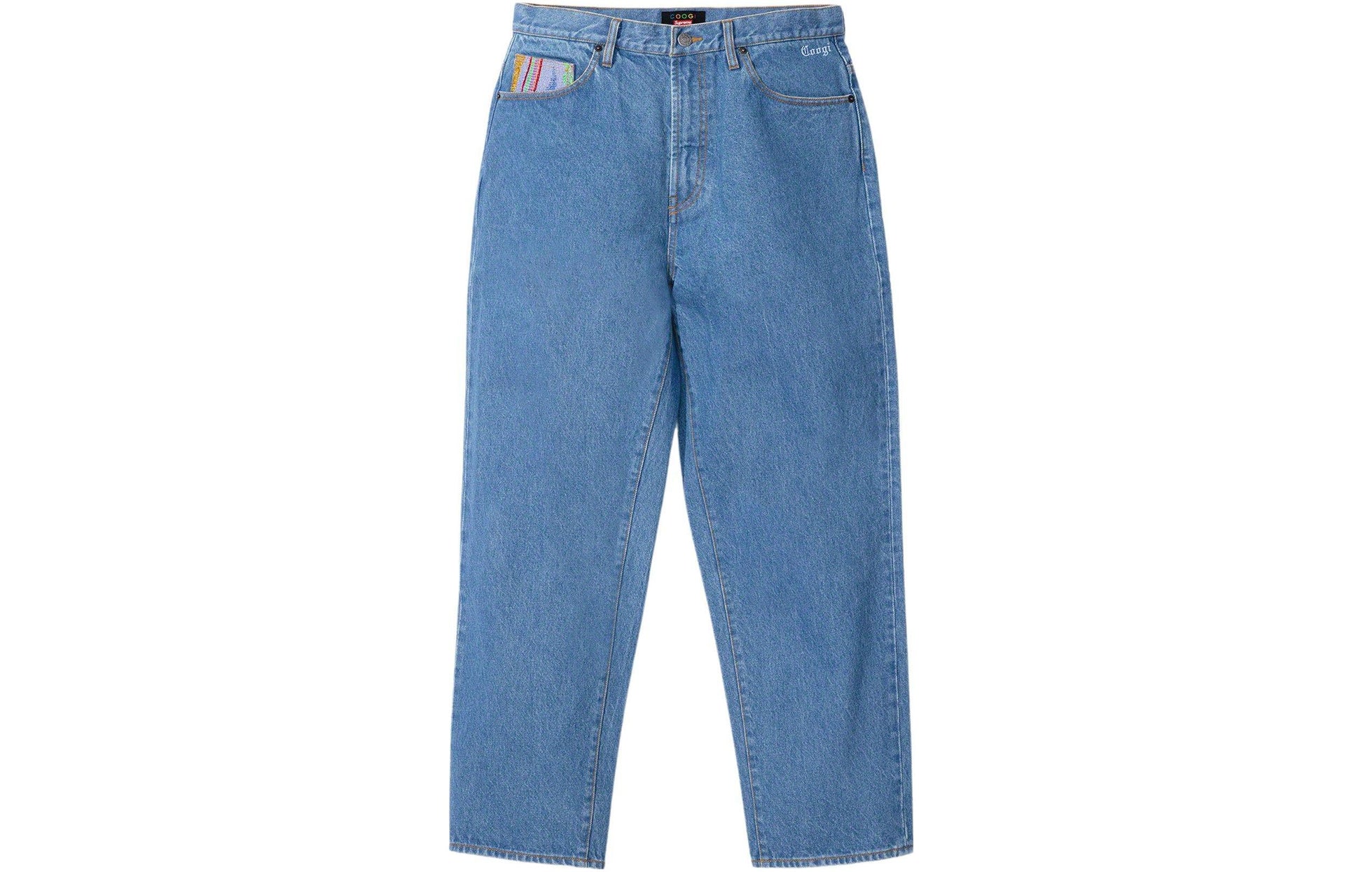 Supreme x COOGI SS23 Week11 Baggy Jean Pants 'Blue' SUP-SS23-206