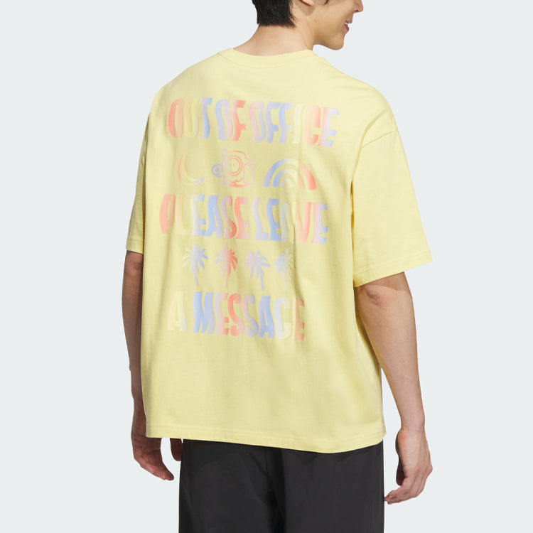 adidas Neo U VBE T-Shirts 'Yellow' IA6745