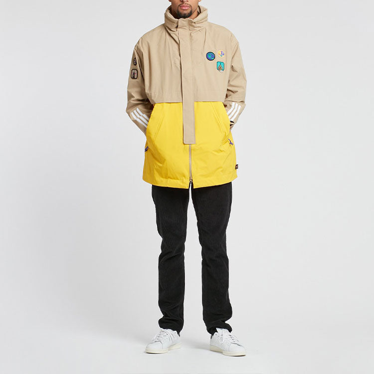 adidas x Pharrell Hu Crossover H 3L Jacket 'Beige Yellow' CE9491