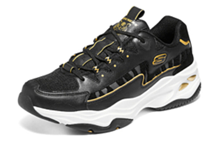 (WMNS) Skechers D'lites 'Black' 896069-BKGD