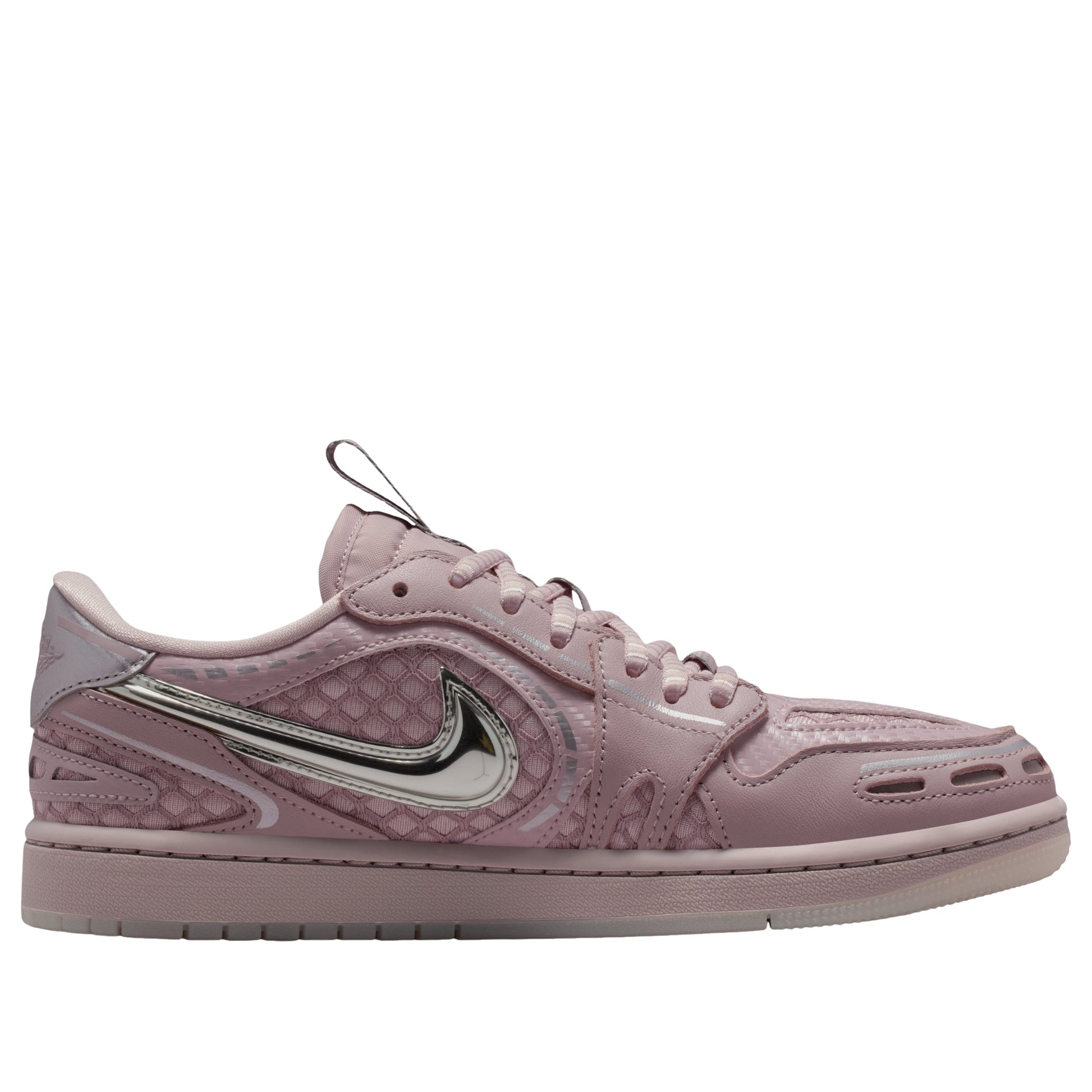 (WMNS) Air Jordan 1 Low Method of Make 'Particle Rose Metallic Silver' HQ2186-601