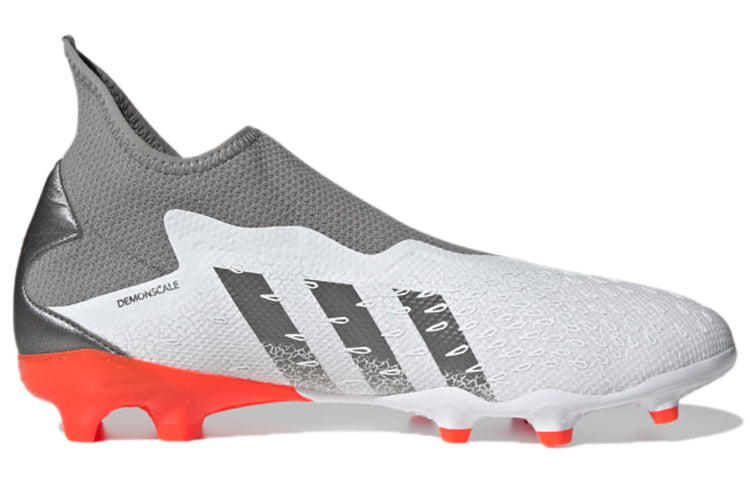 adidas Predator Freak.3 Laceless FG 'Demonscale - White Solar Red' FY6293